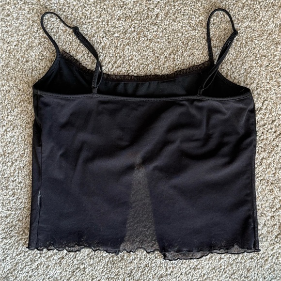 Y2K Tank Top- Black - Picture 2 of 2